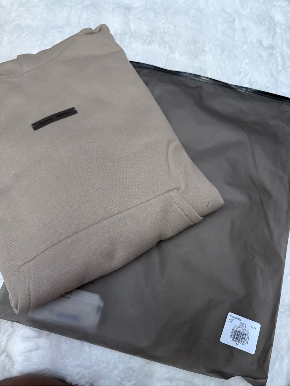 Fear of God Essentials Beige Taupe Sweatshirt